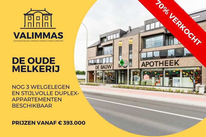 Duplex te koop in Asse